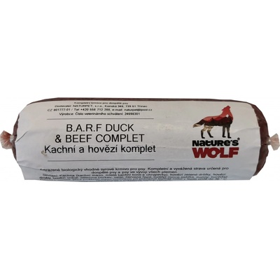 Natures Wolf Duck & Beef Complet 0,25 kg