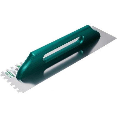 Hladítko nerezové 480 x 130 mm, 10 x 10 zubů STALCO S-37410