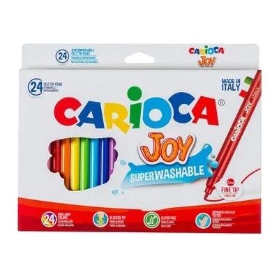 CARIOCA - Творчески комплект флумастери - 24 цвята (40615)