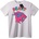 NOONEBRAND Тениска Звяр Пантера Неон - 2XL, White