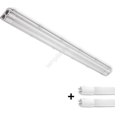 Brilagi -LED индустриална флуоресцентна лампа OPTIMA T8 2xG13/18W/230V 6500K IP65 128 см (BG1673)