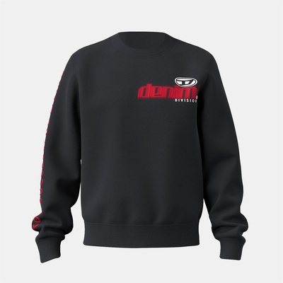 Diesel Блуза Diesel Men's Gin Flpa Crew Sweatshirt - Caviar