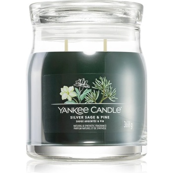 Image 1 of Yankee Candle Silver Sage & Pine ароматна свещ Signature 368 гр