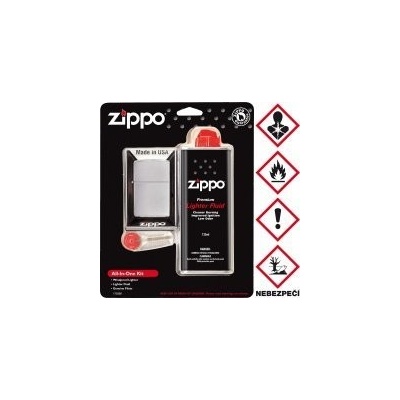 Zippo benzínový Dárková sada All in One Kit 30035 – Sleviste.cz