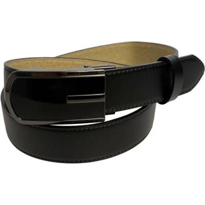 Penny Belts kožený opasek 35-020-A20-60 černý
