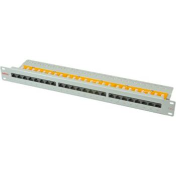 Roline 26.11. 0355 : : Patch панел Cat. 6, UTP, 24x RJ-45, сив, 19" RM, 1 HU
