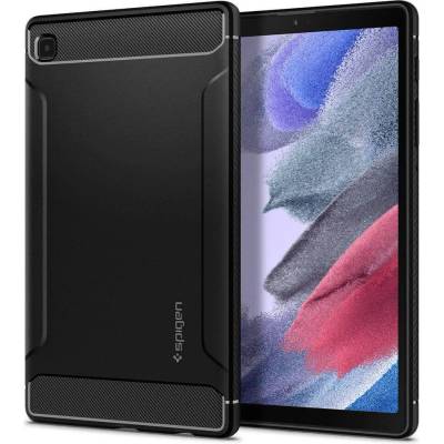 Spigen Rugged Armor Case - удароустойчив силиконов (TPU) калъф за Samsung Galaxy Tab A7 Lite 8.7 (2021) (черен)