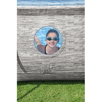Bestway Power Steel Stacked Stone Swim Vista 4,88 x 3,05 x 1,07 m 56946