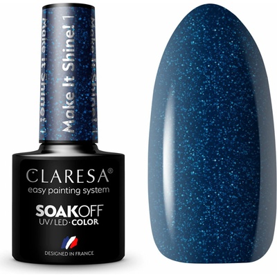 Hybridní lak barevný lak Claresa MAKE IT SHINE 1 5 ml