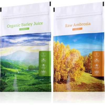 Energy Organic Barley Juice powder 100 g + Raw Ambrosia pieces 100 g