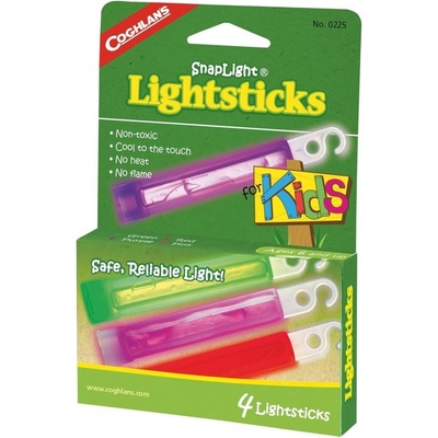 Coghlan´s sada chemických světel Mini Lightstick Kids 4 Pack