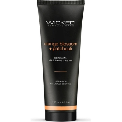 Wicked Sensual massage cream masážny krém Orange Blossom + Patchouli 120 ml