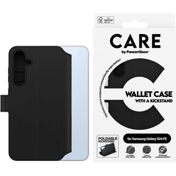 Image 1 of Panzer Калъф CARE by PanzerGlass Feature Wallet за Samsung Galaxy S24 FE- Черен