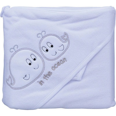 Scarlett Froté uterák velryby s kapucnou biela