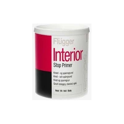 FLÜGGER Interior Stop Primer - izolační základní nátěr proti skvrnám Odstín: Bílý, Velikost balení: 0.75 l