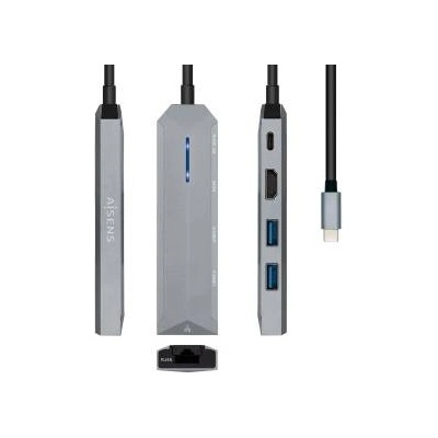 AISENS USB извод Aisens ASUC-5P003-GR Сив 100 W