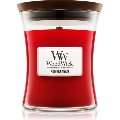 WoodWick Pomegranate ароматна свещ с дървен фитил 275 гр