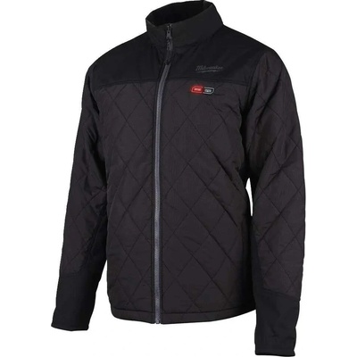 Milwaukee M12 HJP-0 Vyhřívaná hybridní bunda Puffer čierna
