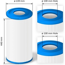 Crystalline Pool Spa Filter Filtrační kartuše SC822