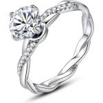 Silenti Jewelry Сребърен пръстен "Отдаденост" - 7 - 54.5мм (17.2мм диам. )
