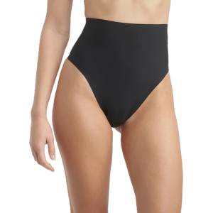 Bellinda INVISIBLE SILHOUETTE MID WAIST THONG - Дамски моделиращ танга - черен Bellinda | Cheren | ЖЕНИ | S