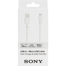 Sony CP-AB50W USB Type A / Type B, 2,4A, 50cm, bílý