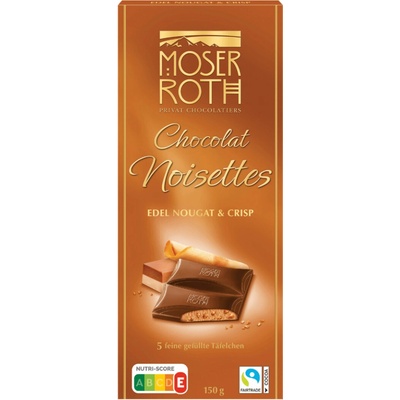 Moser Roth Chocolat Delice Nougat 150 g