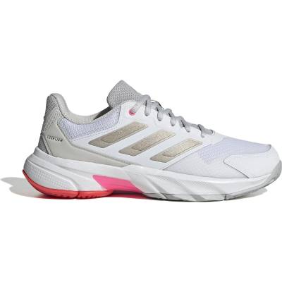 adidas Дамски маратонки Adidas Courtjam Control 3 Tennis Shoes Womens - White/Pink