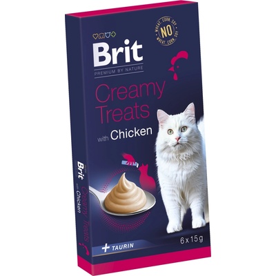 Brit Premium by Nature creme s kurčaťom 11x 6x15 g