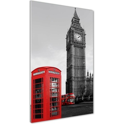 Vertikálny foto obraz fotografie na skle Big Ben Londýn 50x100 cm