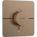 Hansgrohe ShowerSelect Comfort - Термостатичен смесител за вграждане, матиран бронз 15589140 (15589140)