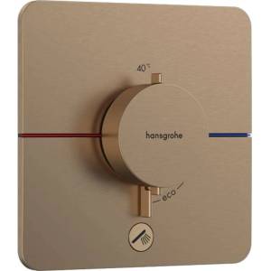 Hansgrohe ShowerSelect Comfort - Термостатичен смесител за вграждане, матиран бронз 15589140 (15589140)