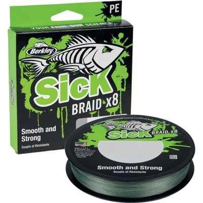 Berkley Splietaná Šnúra Sick Braid x8 150 m 0,23 mm 23,6 kg