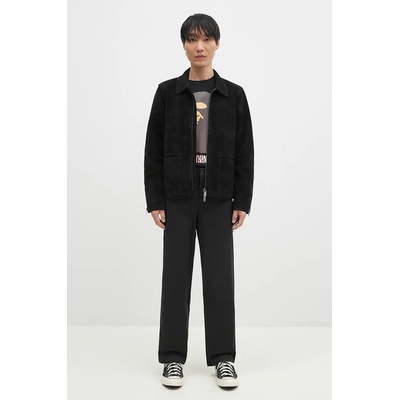 Filling Pieces Велурено яке Filling Pieces Leather Jacket Suede (75922791861)