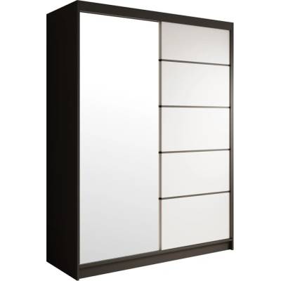 Sconto CARYS 200 x 150 cm čierna/biela
