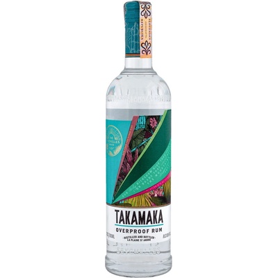 Takamaka Overproof 69 White Rum 69% 0,7 l (čistá fľaša)