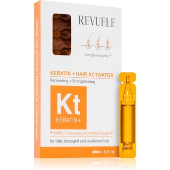 Revuele Ampoules Keratin + Hair Activator ампули за слаба, изтощена коса 8x5ml