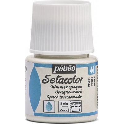 Pébéo Setacolor opaque farba na textil 44 shimmer pearl 45 ml