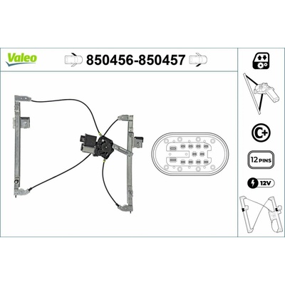 Zvedací zařízení oken VALEO 850456