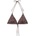 DEDICATED Дамско бикини горнище DEDICATED Women's Yxlan Bikini Top - Leopard Light Brown (150-6724-0214)