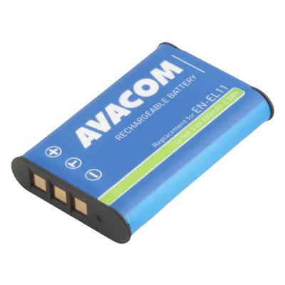 AVACOM DINI-EL11-B600 Li-Ion 3.6V 600mAh - neoriginálne - Baterie Nikon EN-EL11, Olympus Li-60B, Pentax D-LI78, SONY NP-BY1 Li-Ion 3.6V 600mAh 2.2Wh