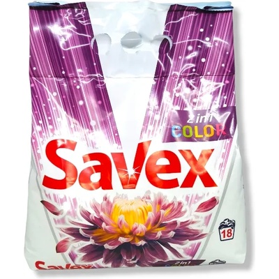 Savex прах за пране, 1, 80кг, 18 пранета, Color 2in1