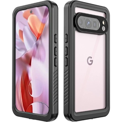 Google Pixel 9 Pro REDPEPPER Водоустойчив / Удароустойчив Калъф + Скрийн Протектор - Черен, IP68
