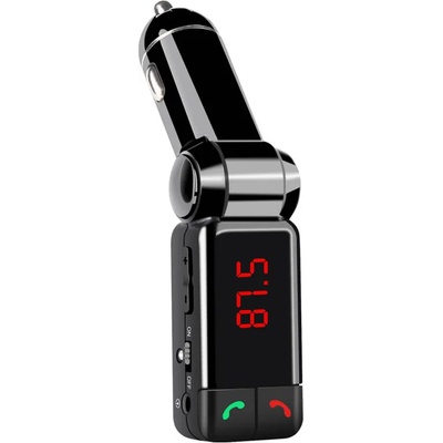 Gizmo Компактен FM Bluetooth трансмитер с зарядно за кола, MP3 плеър - BC06