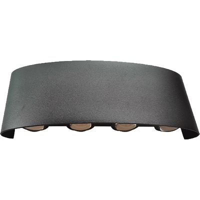 ELMARK Led АПЛИК 8x1w 4000k ip54 ЧЕРЕН (969ledw0840/bl)