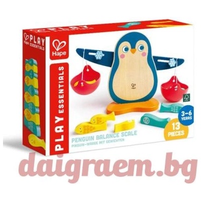 Hape Образователен комплект Везна Пингвин, hape e1074 (h1074)