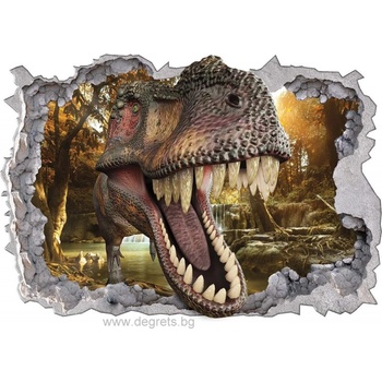 Стикер Динозавър 1 3D 65x90см