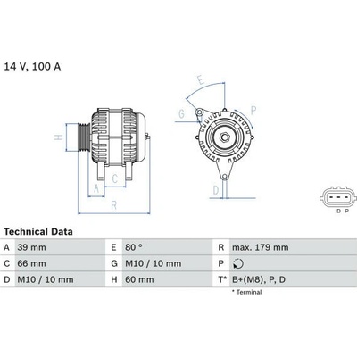 generátor BOSCH 0 986 083 970