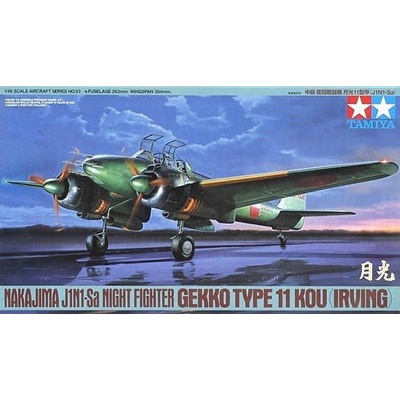Tamiya Nakajima J1N1-Sa Gekko Type 11 KOU Irving 1:48