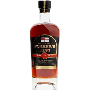 Pusser's Rum British Navy 15y 40% 0,7 l (holá láhev)
